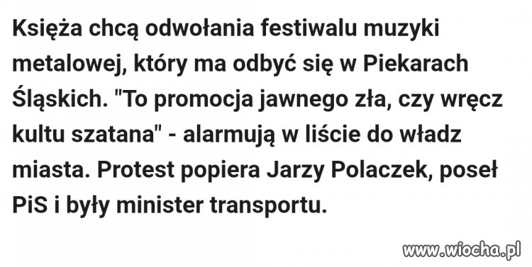 Festiwal przenieść do innej parafi.