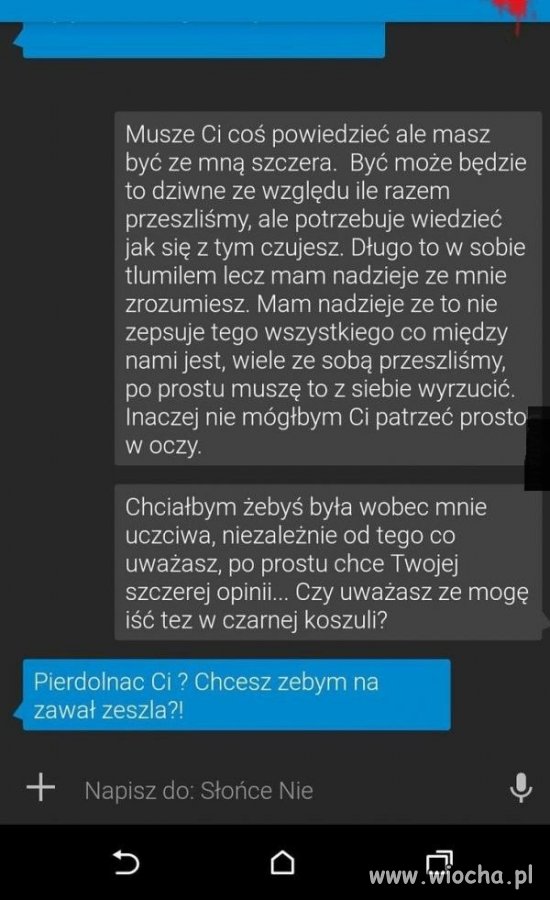 Szczere wyznanie