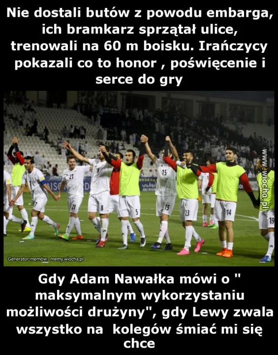 Iran -szacun, Polska... ?