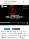 Polski (pseudo) festiwal, na stronie polskiej TV p