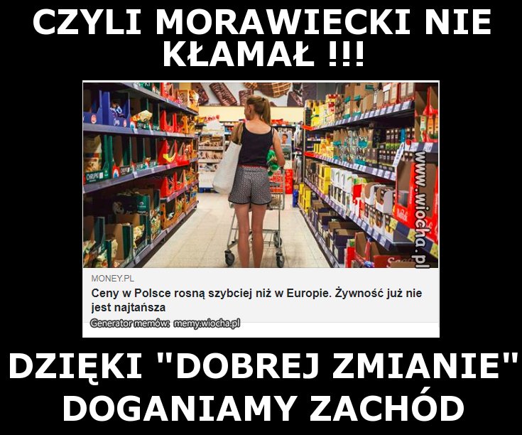 CZYLI MORAWIECKI NIE KŁAMAŁ !!!