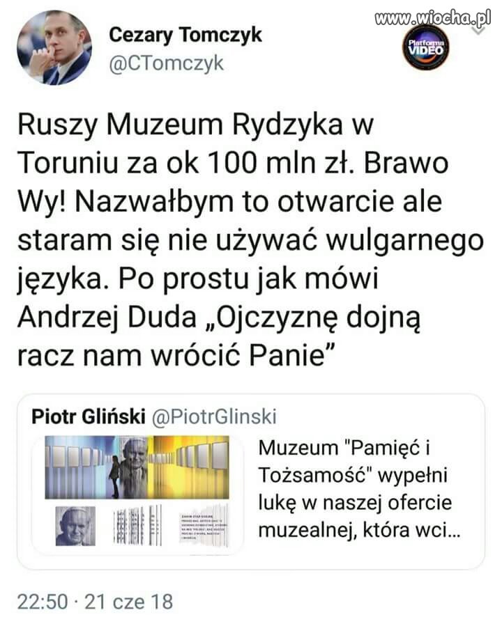 Polska będzie niedługo muzeum.
