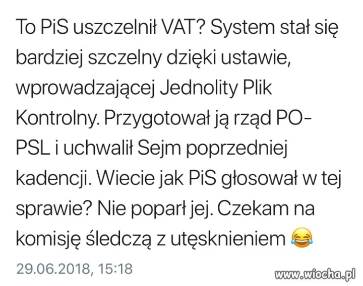 Z cyklu uszczelnienie VAT
