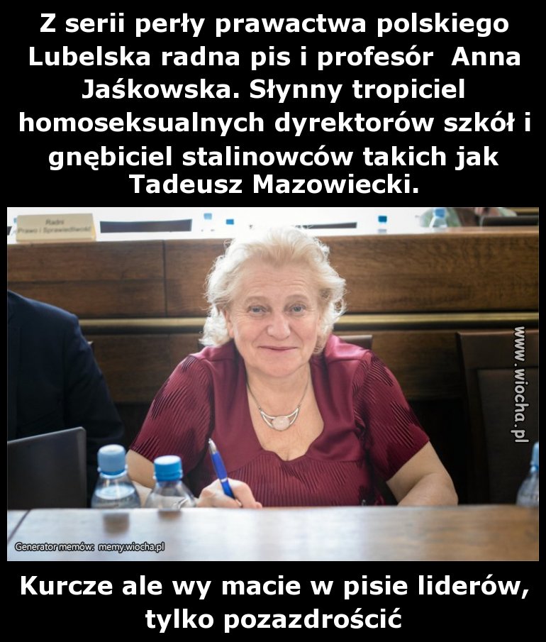Z serii perły prawactwa polskiego