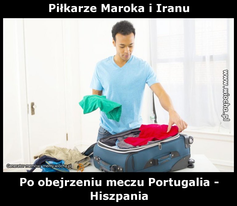 Piłkarze Maroka i Iranu
