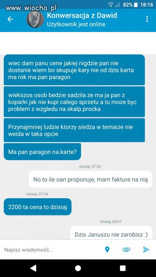 Janusz biznesu skupowania kart  