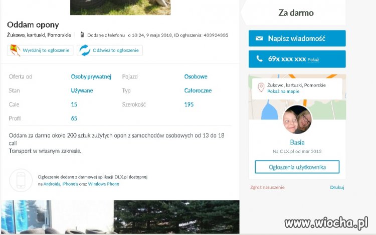 Masowe ogłoszenia z wulkanizacji, szukają jelenia 