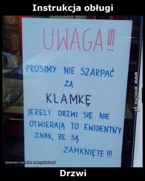 Instrukcja obługi