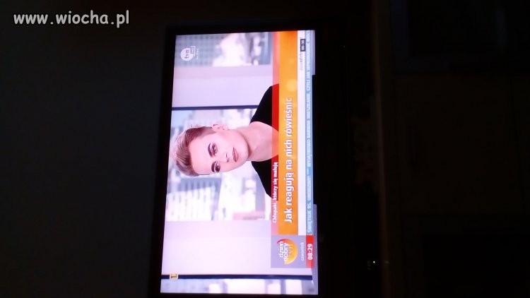 Trzeba bylo rano tv nie wlaczac...