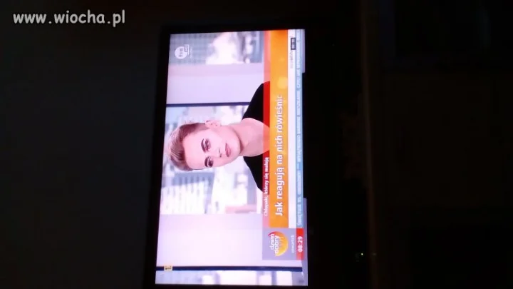 Trzeba bylo rano tv nie wlaczac...