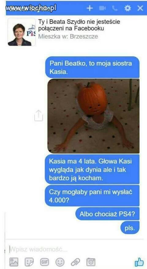 Mały cwaniak.