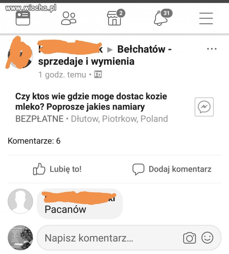 Kozie mleko tylko w... 