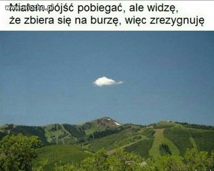 Dzisiaj nie biegam...