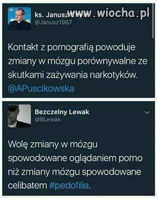 To chyba dużo ten ksiądz oglądał.