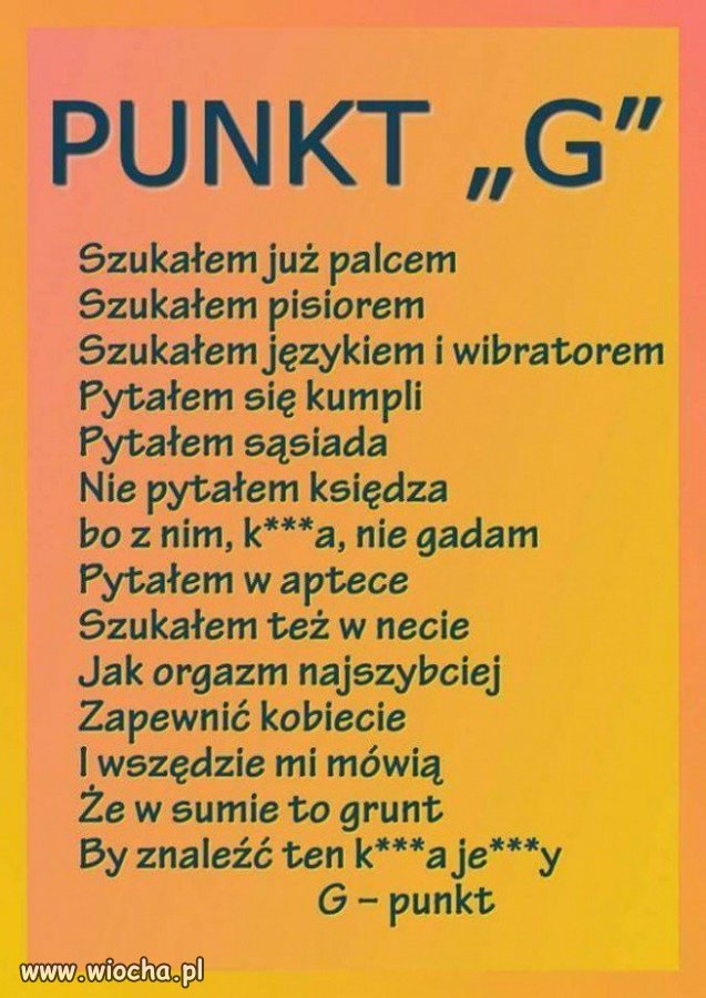 Szukałem już palcem