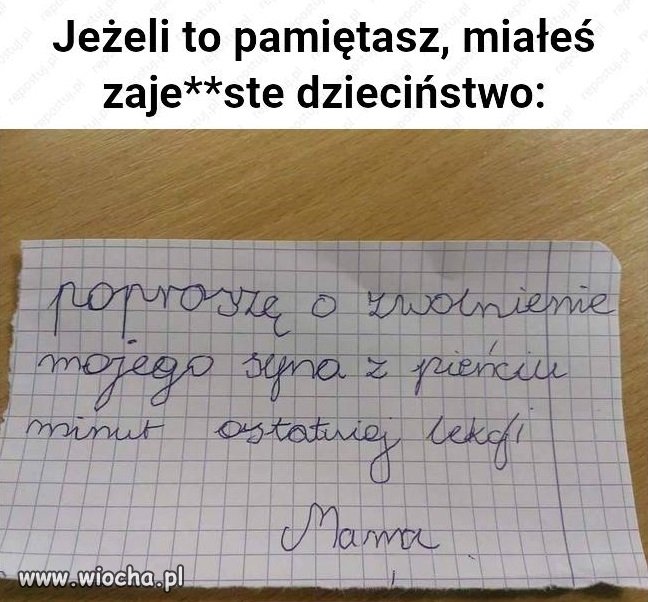 To były czasy