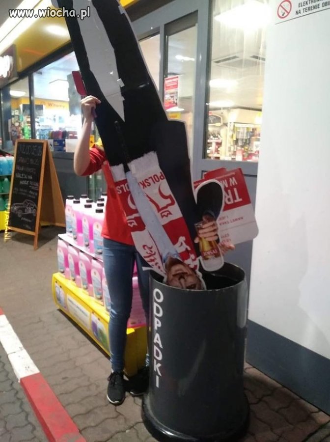 Wczoraj, na pewnej stacji benzynowej