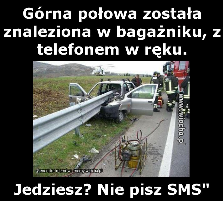 Górna połowa została znaleziona w bagażniku, z
