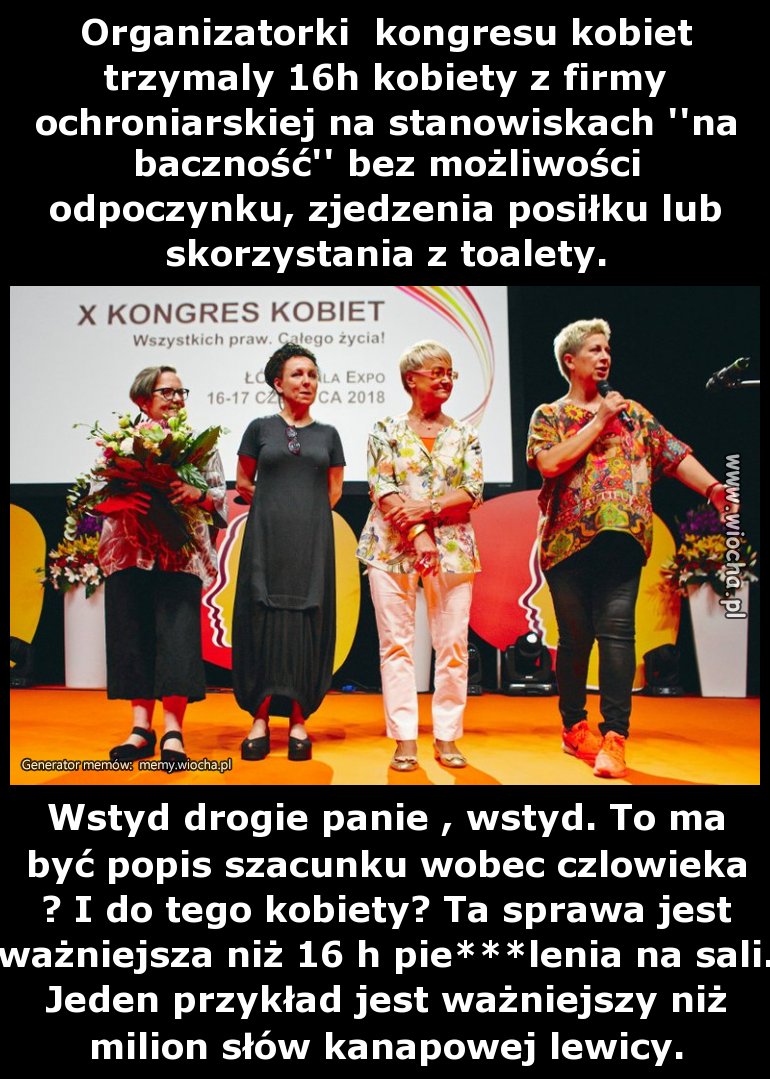 O tym jak kongres kobiet walczy...