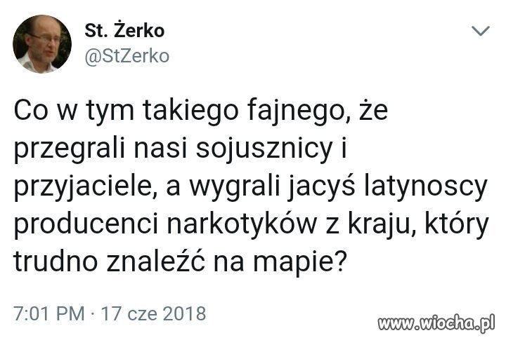 Komentarz"profesora" po przegranej Niemców