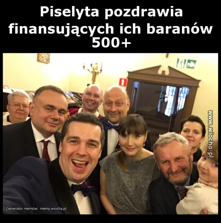 Piselyta pozdrawia finansujących ich baranów 500+