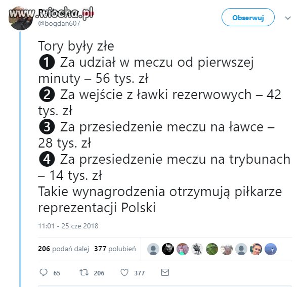 Tylko za co ?