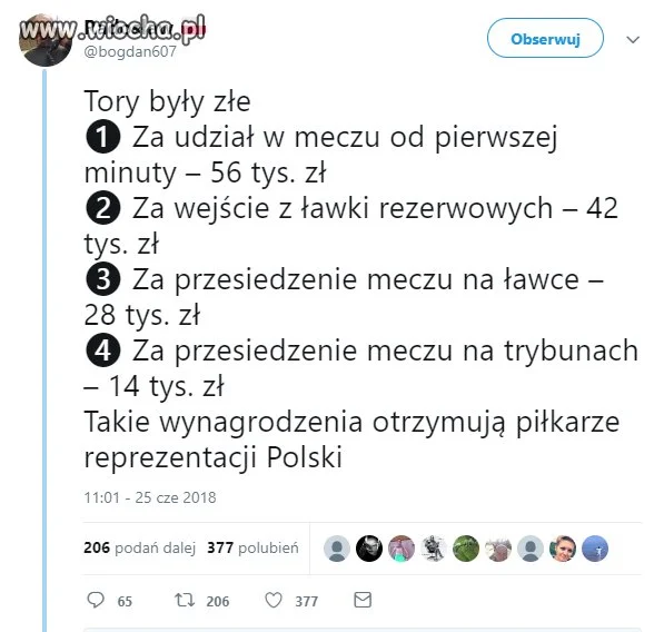 Tylko za co ?