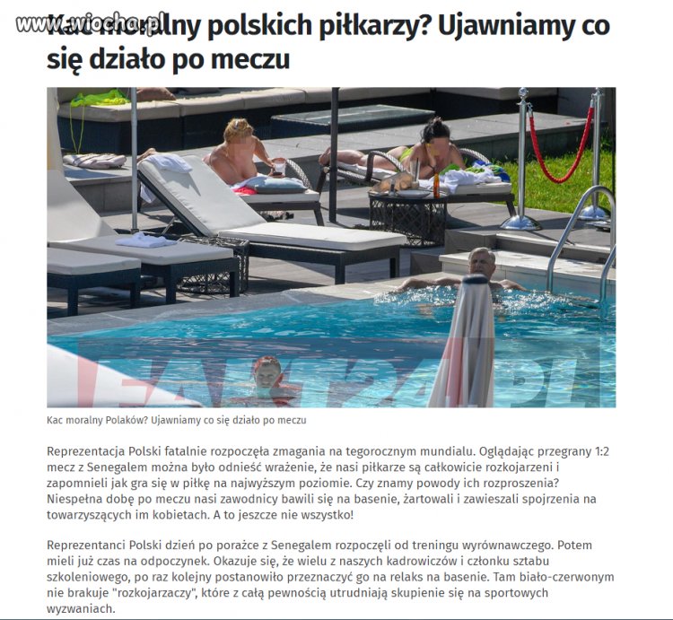 Dla Polski są to wakacje nie mistrzostwa.