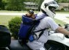 Motocykliści.
