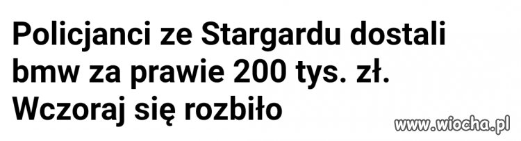 Rozwalanie BMW to nowa tradycja narodowa.