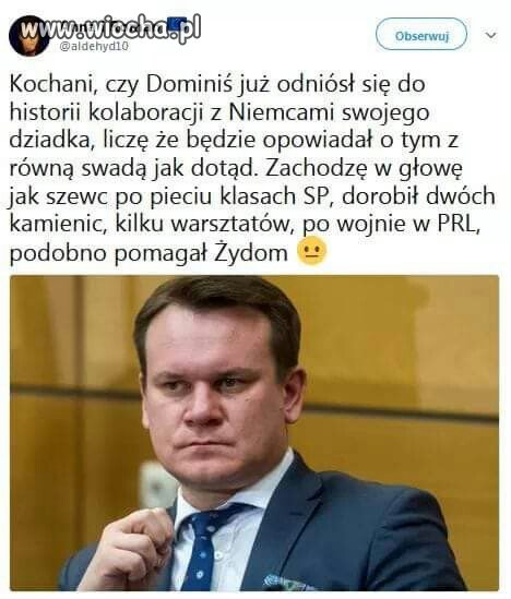 Podobno pomagał...