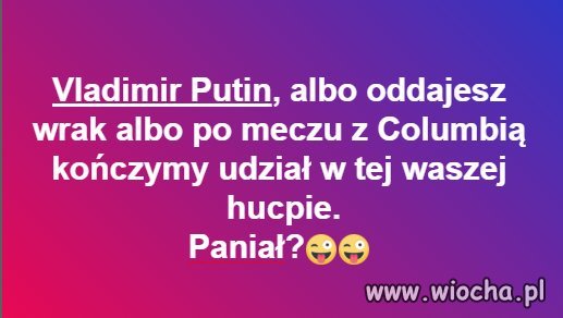 Putin! Oddaj...