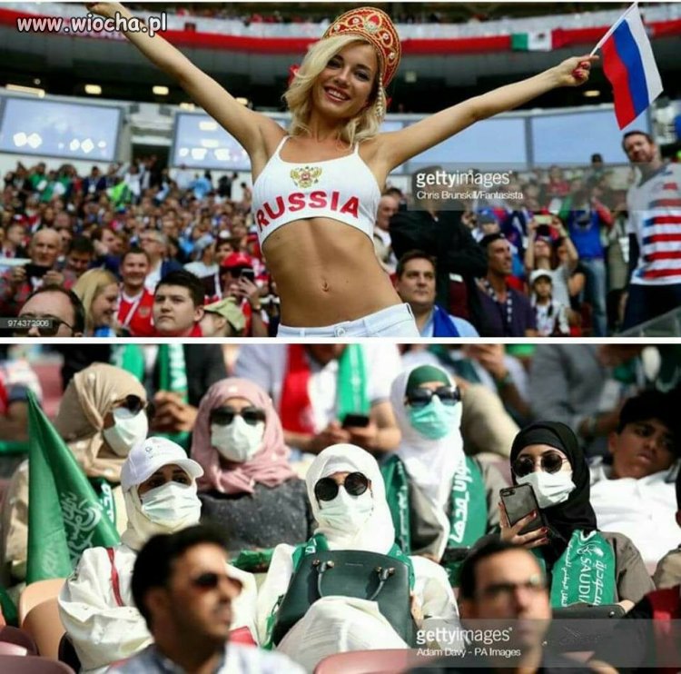 Lekka różnica między kibickami 
