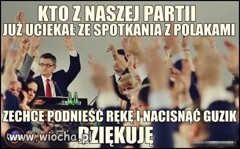 Gdy pada niewygodne pytanie.