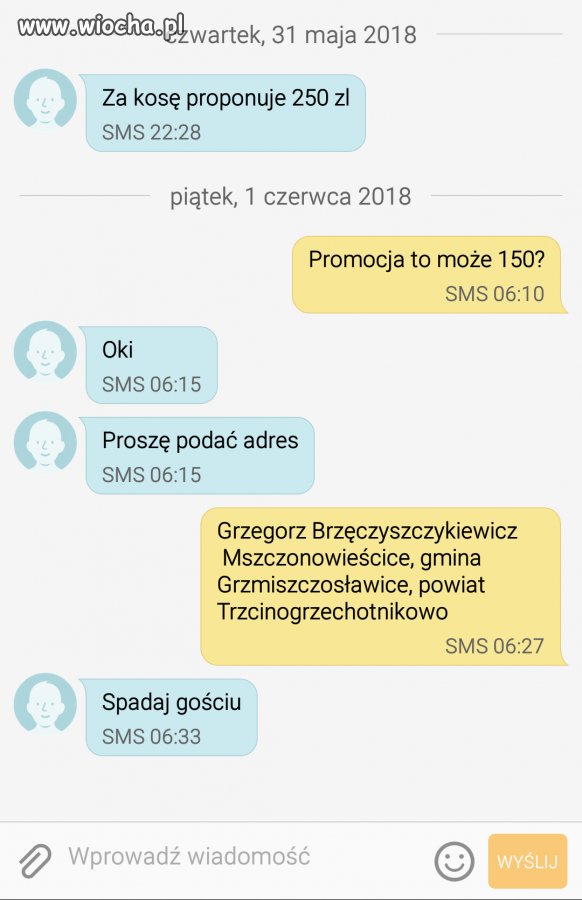 Kosiarka wystawiona na Olx za 600zl