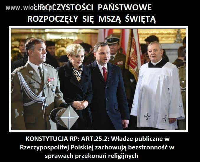 To ma być świeckie państwo