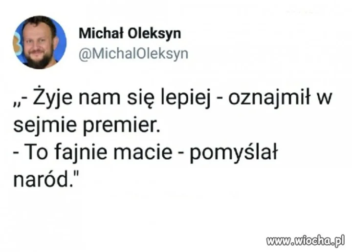 Zapomniał dodać