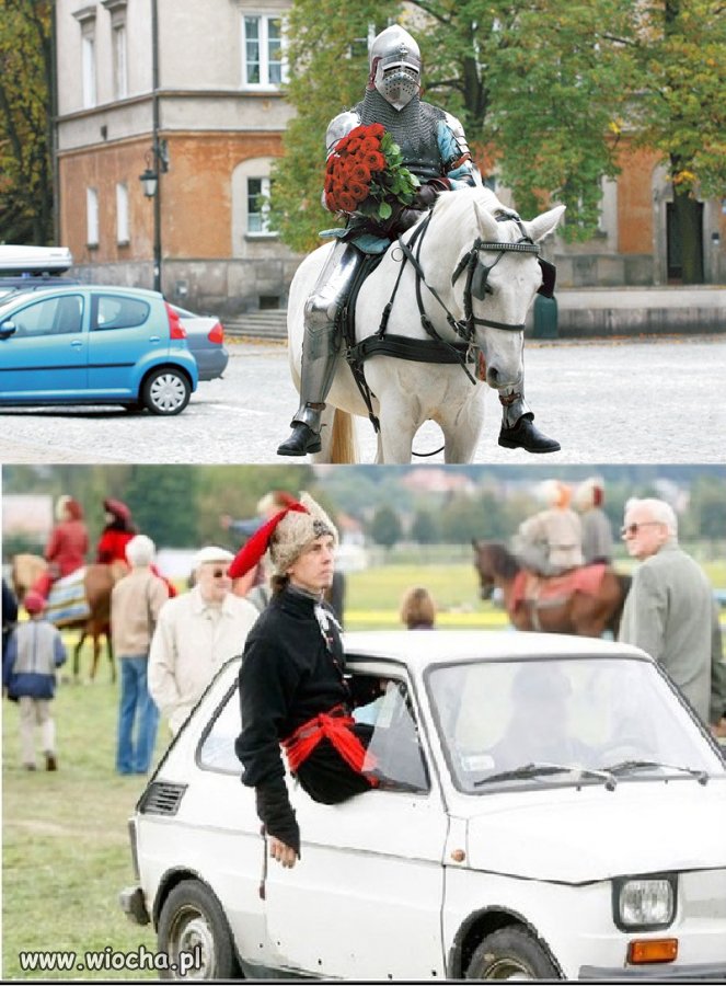 Twój rycerz na białym koniu przyjechał
