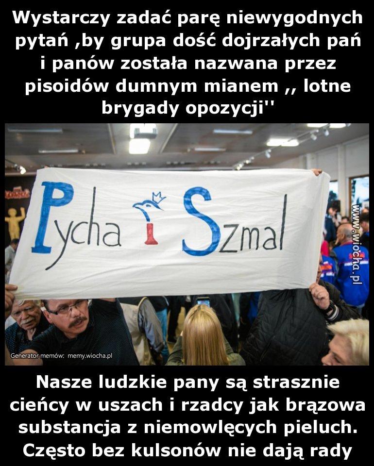 Wystarczy zadać parę niewygodnych pytań ,by grupa