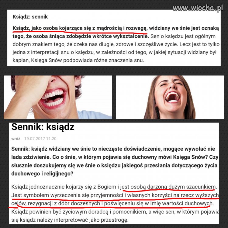Sennik jest dla osób wierzących w bajki.