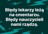 Dwa zdania a jaki przekaz.