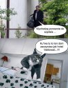 I spakował się w worek na śmieci, i poszedł