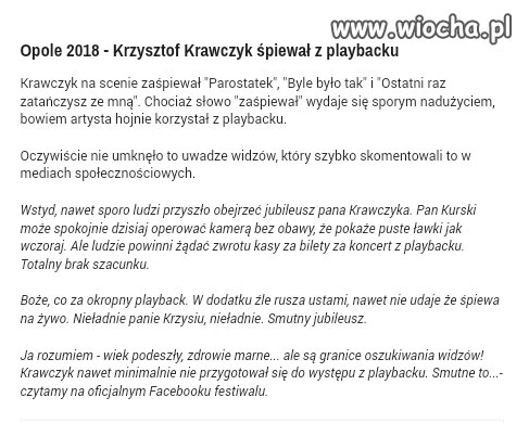 Krzysiu!
