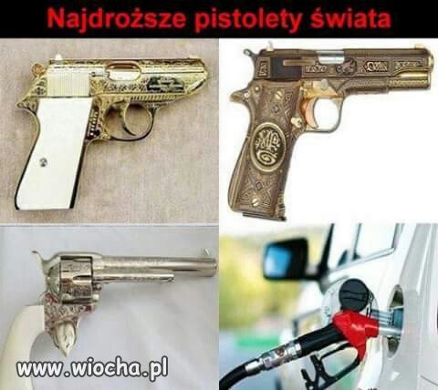 Najdroższe pistolety świata.