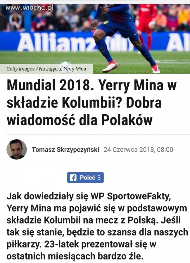 Dobra wiadomość?