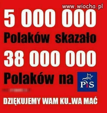 Dziękuję wam k... mać.