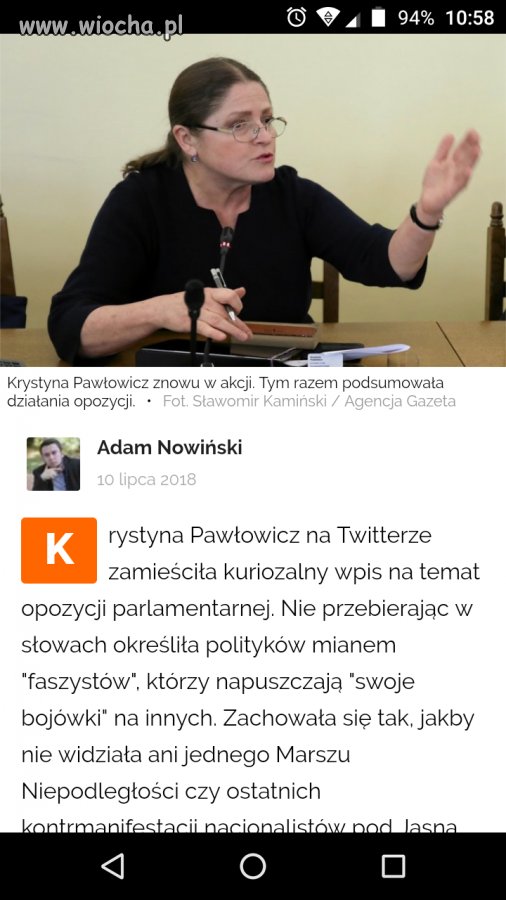 Jedni są faszystami ; w ocenie chorych ludzi