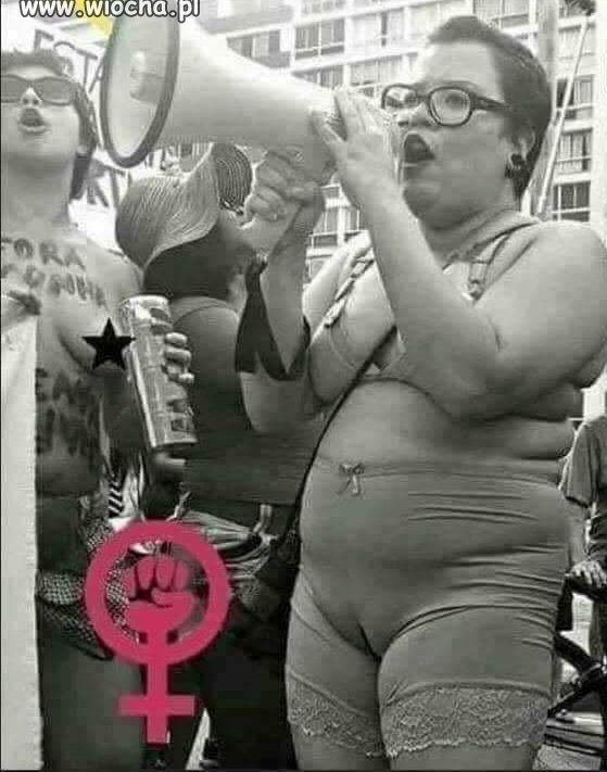 Typowa feministka w akcji