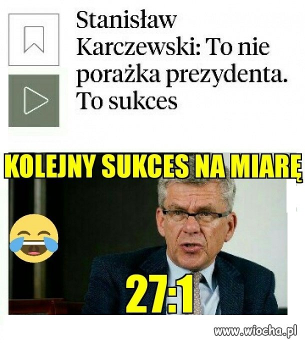 Kolejny wielki sukces na miarę słynnego 27:1
