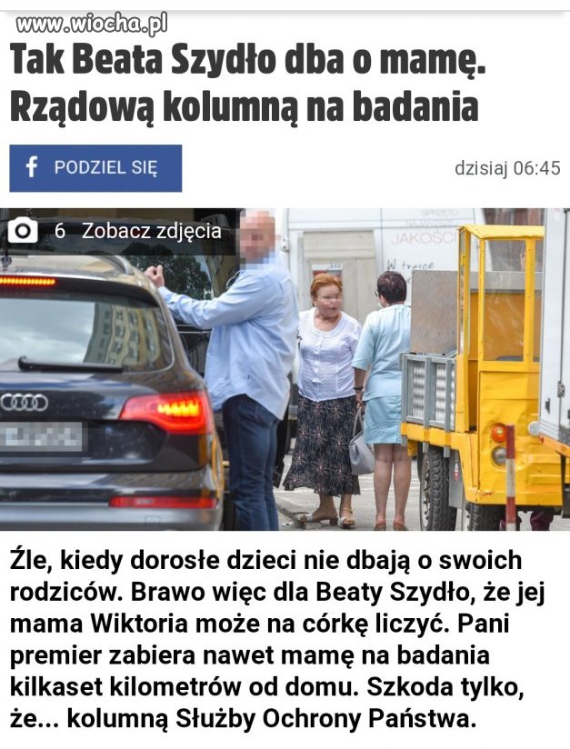 Ta "taksówka" jej się po prostu należała!